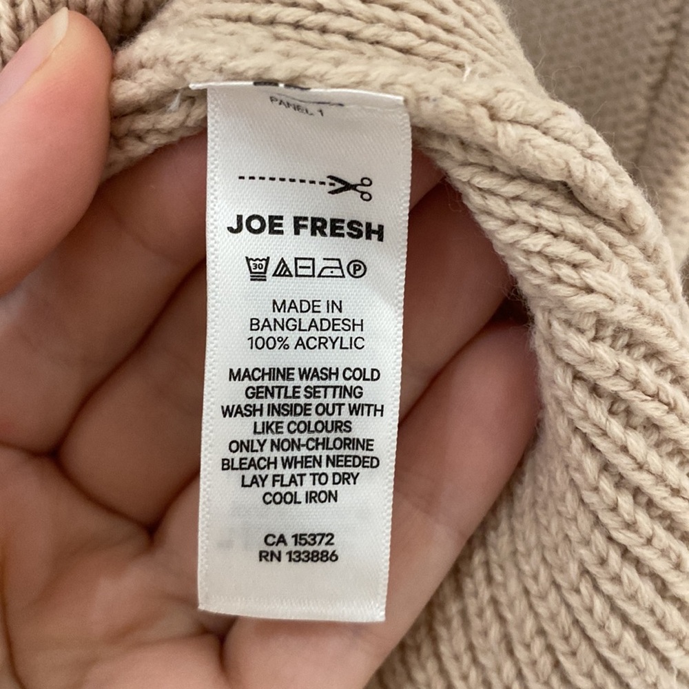 Joe Fresh x Jillian Harris Pink Cable Knit Sweater - Picture 6 of 10